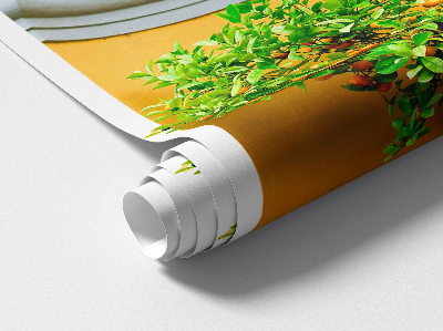 3D effect wall sticker 13x24 Orange tree