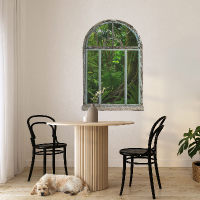 Window sticker wallpaper 22x31 Tropical window.