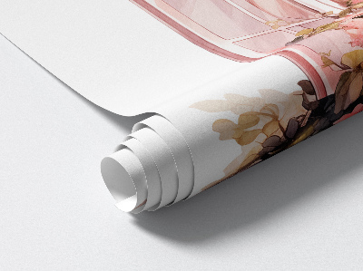 Window sticker wallpaper 30x31 Rustic window