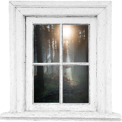 Window sticker wallpaper 32x31 Forest window