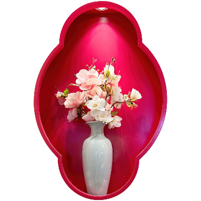 3D effect wall sticker 21x31 Flowers in a vase