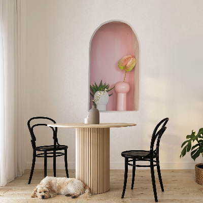 3D effect wall sticker 18x31 Subtle vegetation