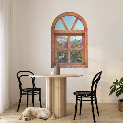 Window sticker wallpaper 20x31 Flower window