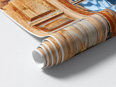 Window sticker wallpaper 30x31 Rustic window