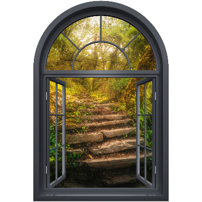 Window sticker wallpaper 21x31 Forest window
