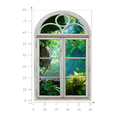 Window sticker wallpaper 20x31 Exotic view