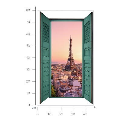 Window sticker wallpaper 19x31 City window