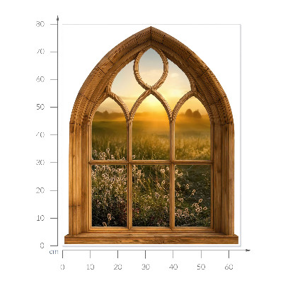 Window sticker wallpaper 25x31 Window Landscape