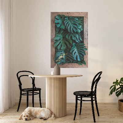 3D effect wall sticker 21x31 Green composition