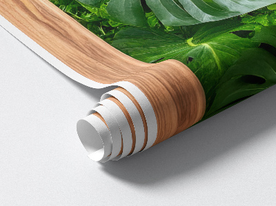 Window sticker wallpaper 18x31 Monstera leaves