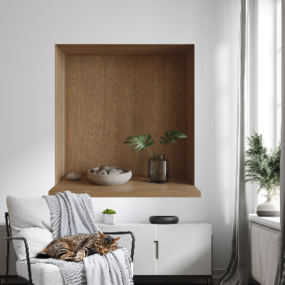 3D effect wall sticker 31x31 Natural decorations