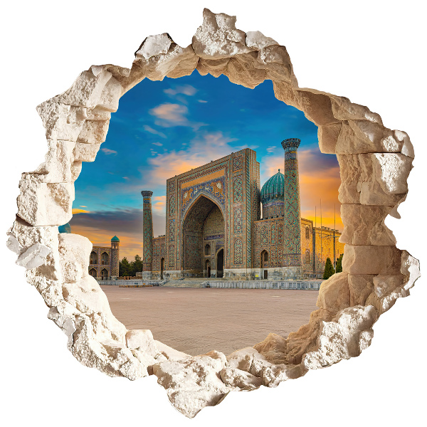 3D wall hole wallpaper 31x31 Architectural discovery