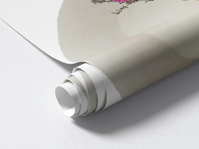 3D effect wall sticker 31x21 Dry flowers