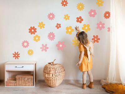 Wall sticker 130x182 Pastel floral accents in a cheerful version