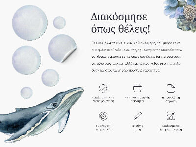 Wall sticker 130x171 Pastel drawings of magical animals