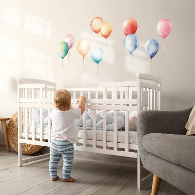 Wall sticker 60x70 Pastel balloons in colorful harmony