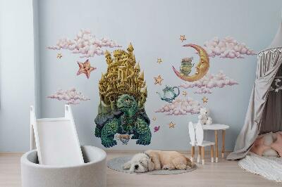 Wall sticker 80x103 Animal fantasies in cartoon form
