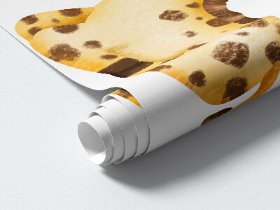 Wall sticker 80x132 Safari animals in a cute pastel aesthetic