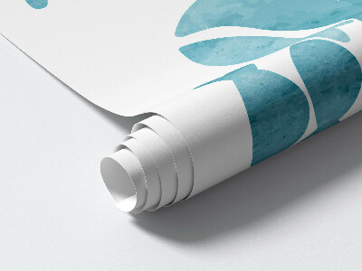 Wall sticker 80x97 An underwater land of watercolor creatures
