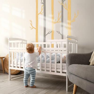 Wall sticker 80x135 Pastel forest with decorative trees