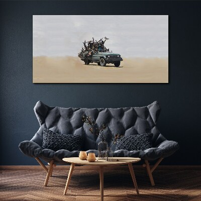 Banksy War Print on canvas