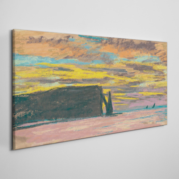 Sunset Claude Monet Print on canvas
