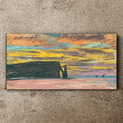 Sunset Claude Monet Print on canvas
