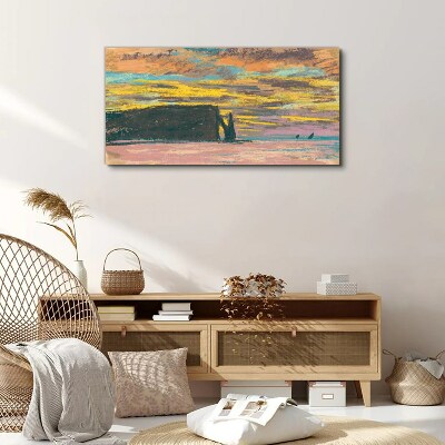 Sunset Claude Monet Print on canvas