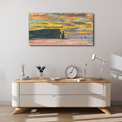 Sunset Claude Monet Print on canvas