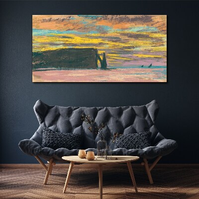 Sunset Claude Monet Print on canvas