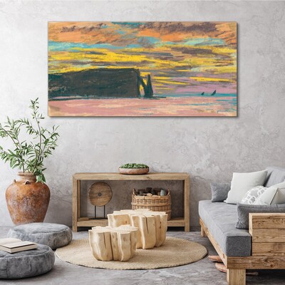 Sunset Claude Monet Print on canvas