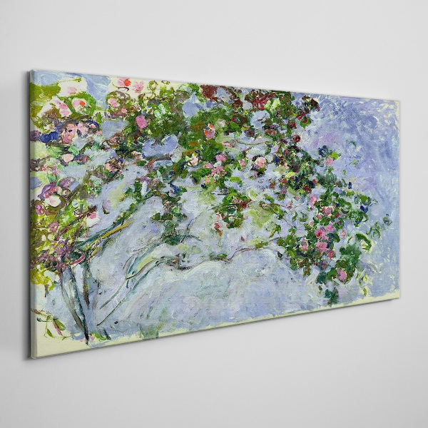 Les Roses Claude Monet Canvas wall art