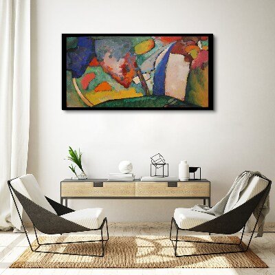 Waterfall Abstraction Kandinsky Print on canvas