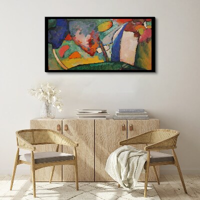 Waterfall Abstraction Kandinsky Print on canvas