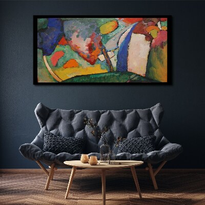 Waterfall Abstraction Kandinsky Print on canvas