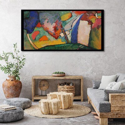 Waterfall Abstraction Kandinsky Print on canvas