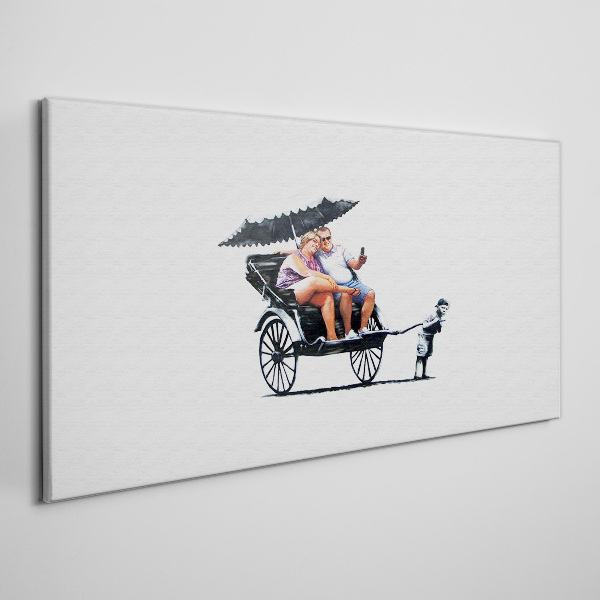 Time travel Canvas wall art