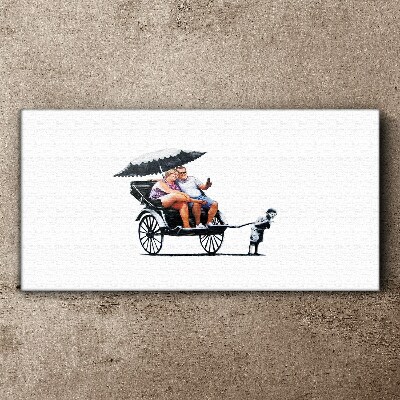 Time travel Canvas wall art