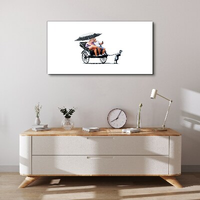 Time travel Canvas wall art