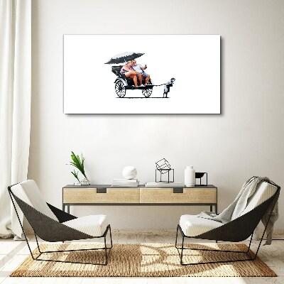 Time travel Canvas wall art