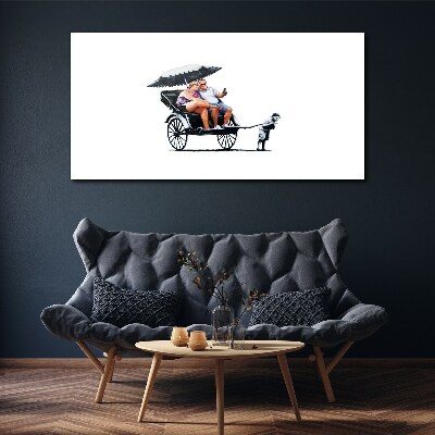 Time travel Canvas wall art