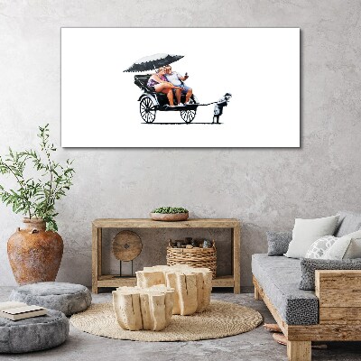 Time travel Canvas wall art