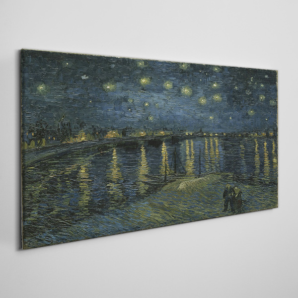 Stars over the Rhone Print on canvas