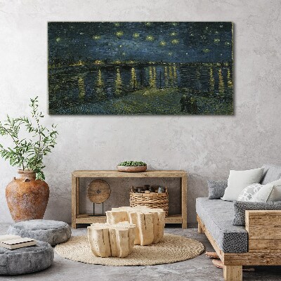 Stars over the Rhone Print on canvas
