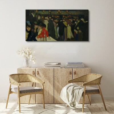 Moulin de la galette Canvas print