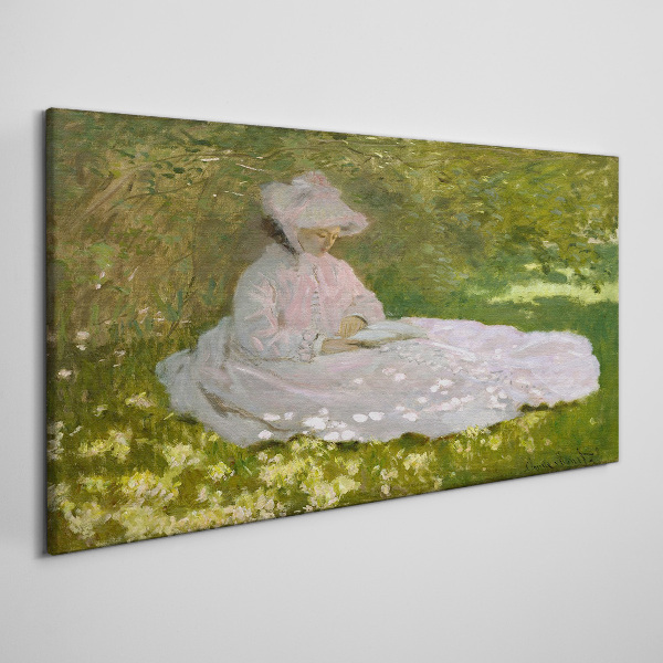 Peace in the garden Canvas wall art