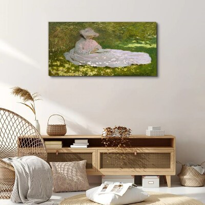 Peace in the garden Canvas wall art