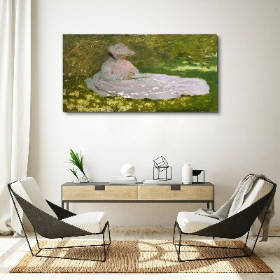 Peace in the garden Canvas wall art