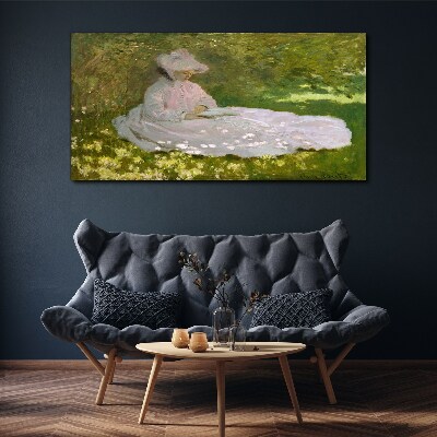 Peace in the garden Canvas wall art