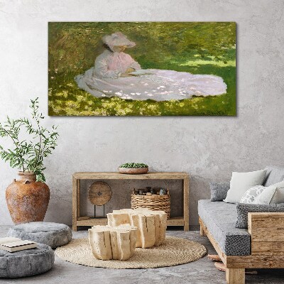 Peace in the garden Canvas wall art